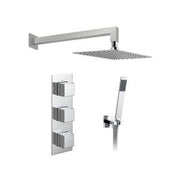 Tablet Notion 3 Handle 2 Outlet Concealed Thermostatic Shower Valve Package Chrome