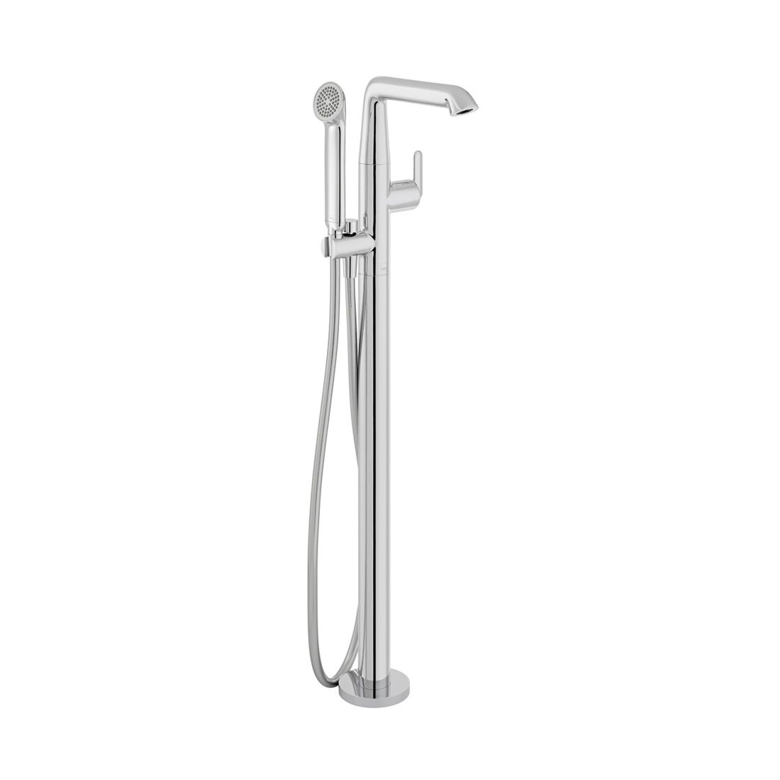 Valve Body for Tablet Arrondi Wall Mounted Thermostatic Bath Shower Mixer with Integrated Outlet and Handset