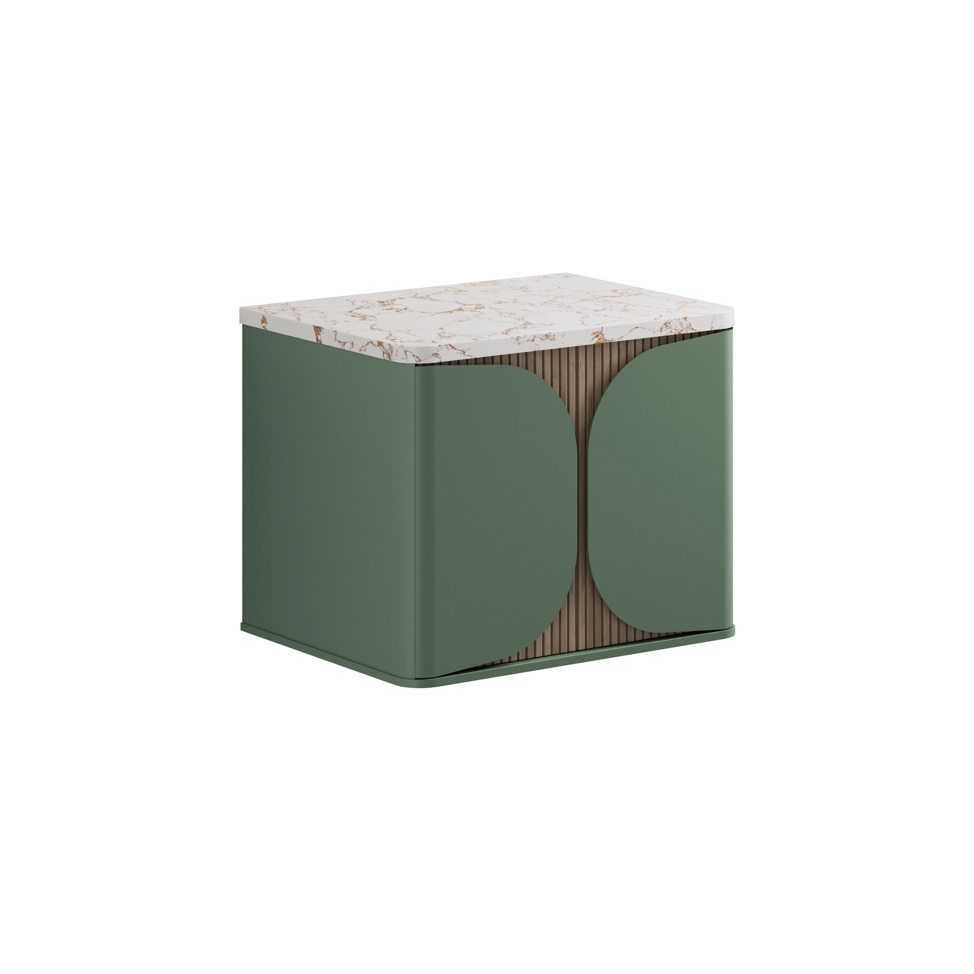 Tamobour One Drawer Wall Hung Vanity