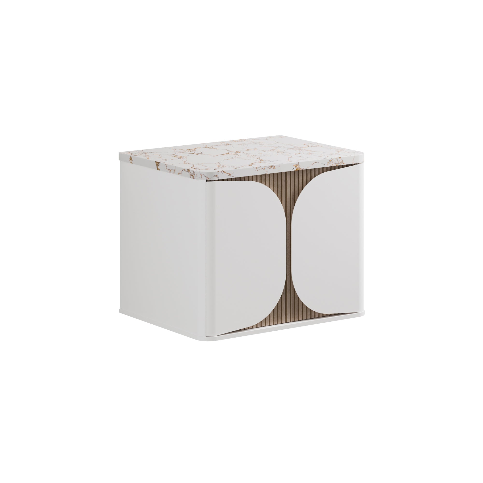 Tamobour One Drawer Wall Hung Vanity