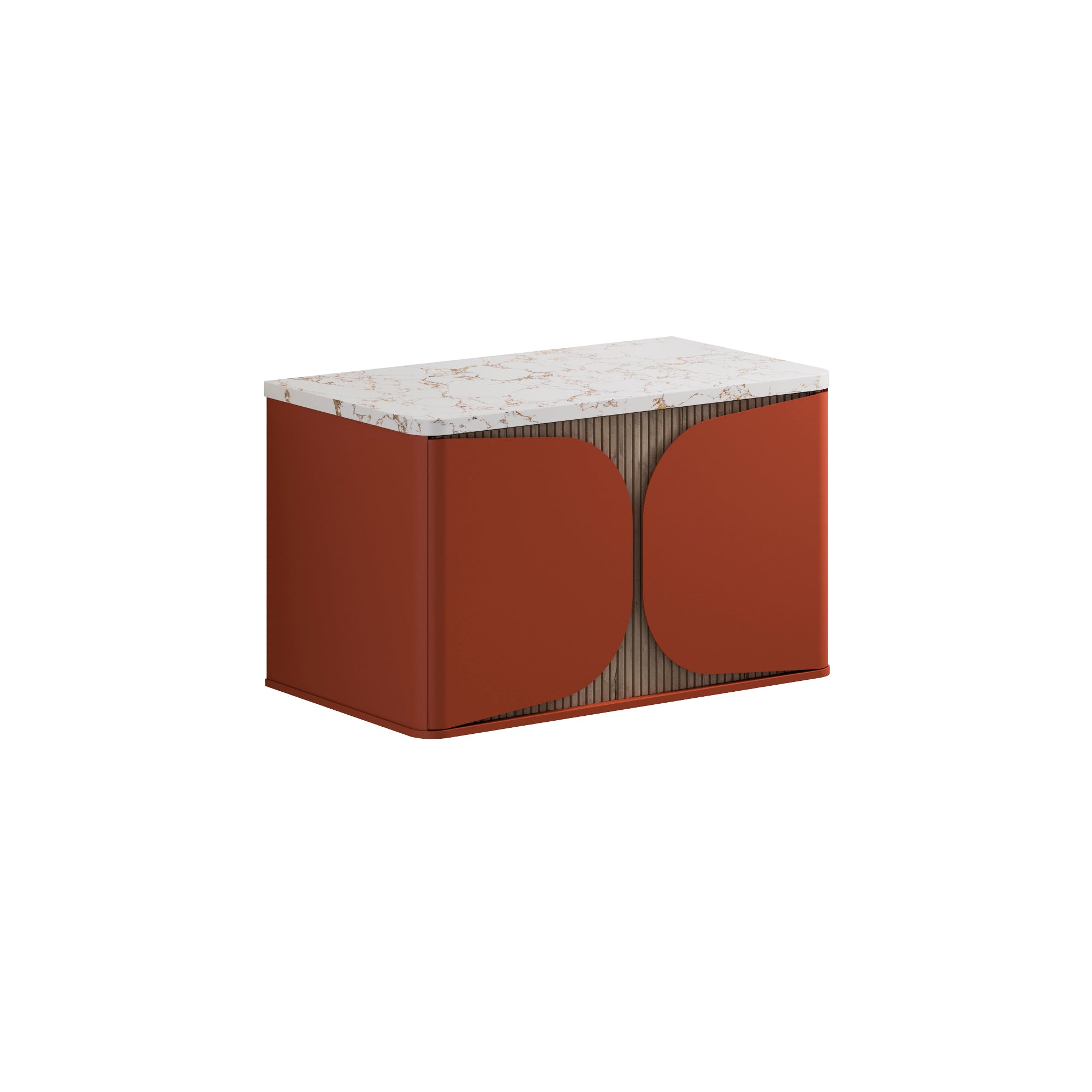 Tamobour One Drawer Wall Hung Vanity