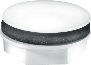 White Tap Hole Stopper