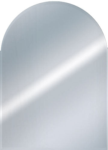 Euroshowers round top bevelled mirror - 40cm x