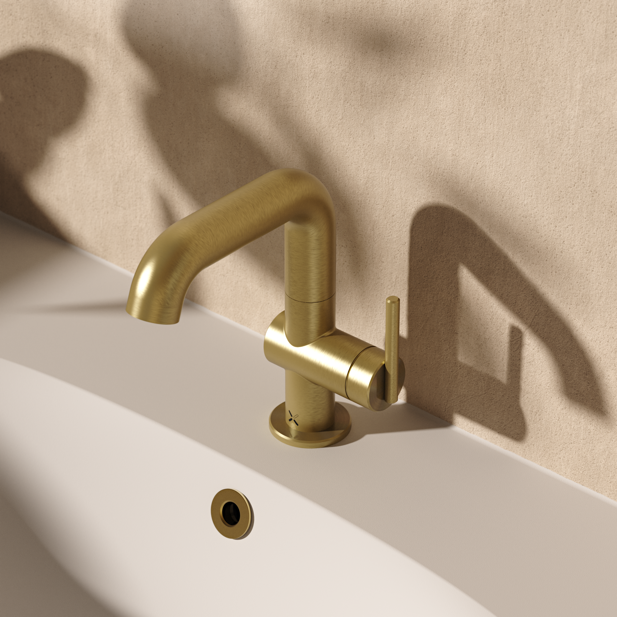 3ONE6 Lever Basin Side Deck Mixer 1 Handle