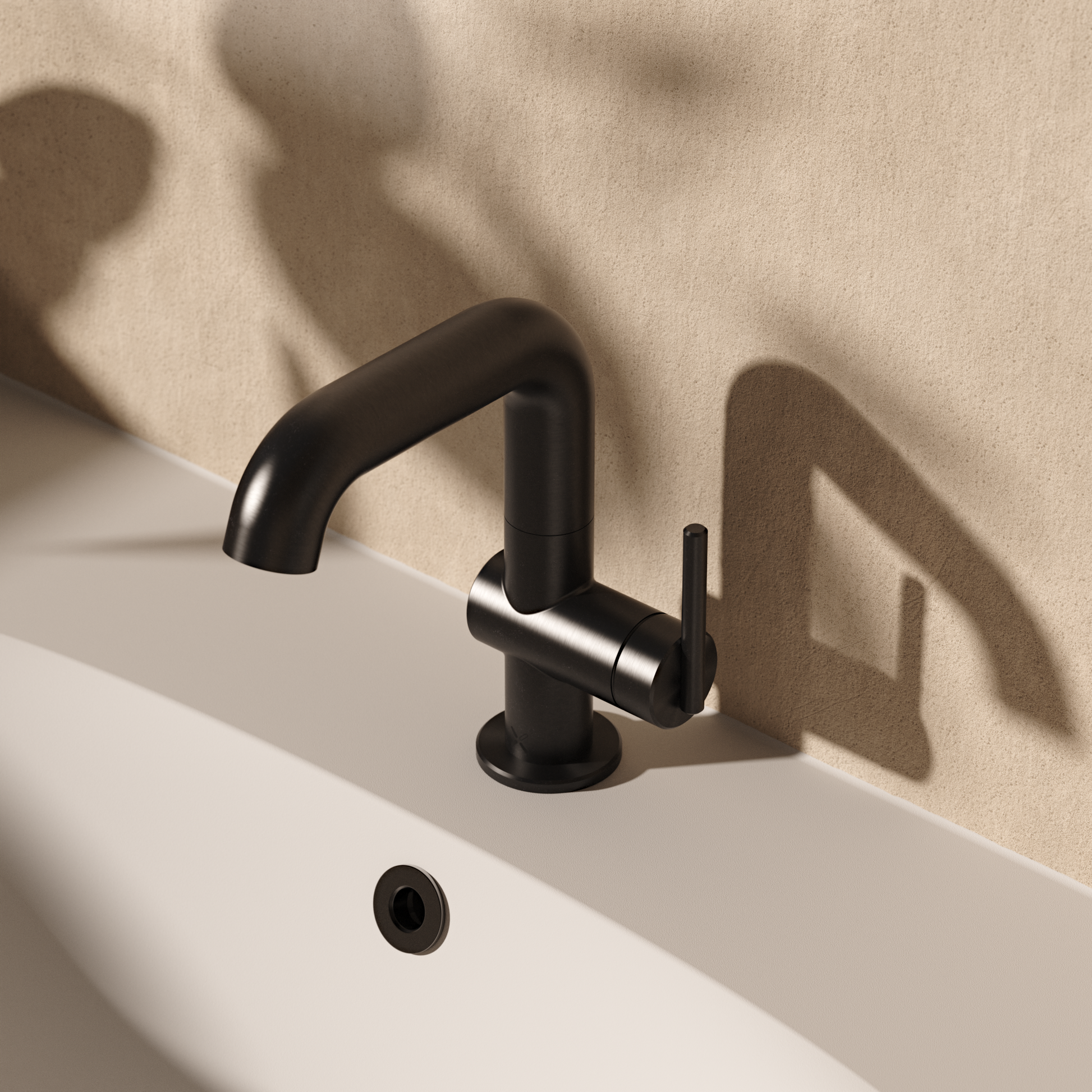 3ONE6 Lever Basin Side Deck Mixer 1 Handle