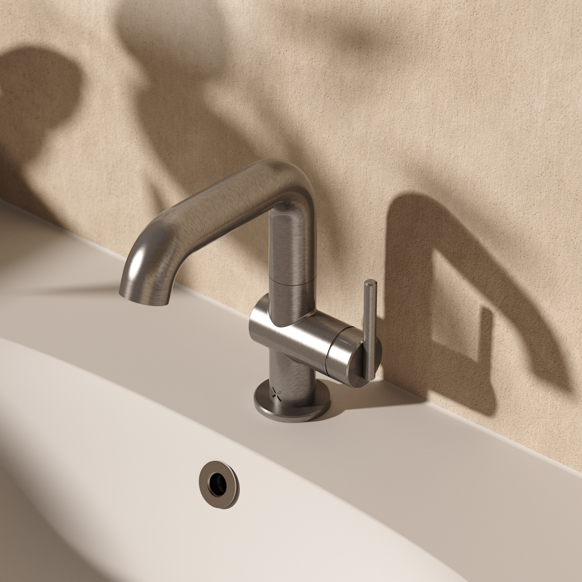 3ONE6 Lever Basin Side Deck Mixer 1 Handle