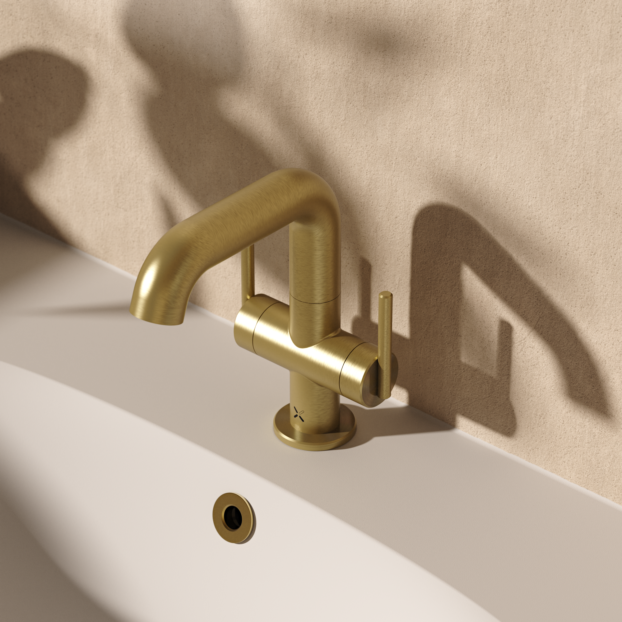 3ONE6 Lever Basin Side Deck Mixer 2 Handle