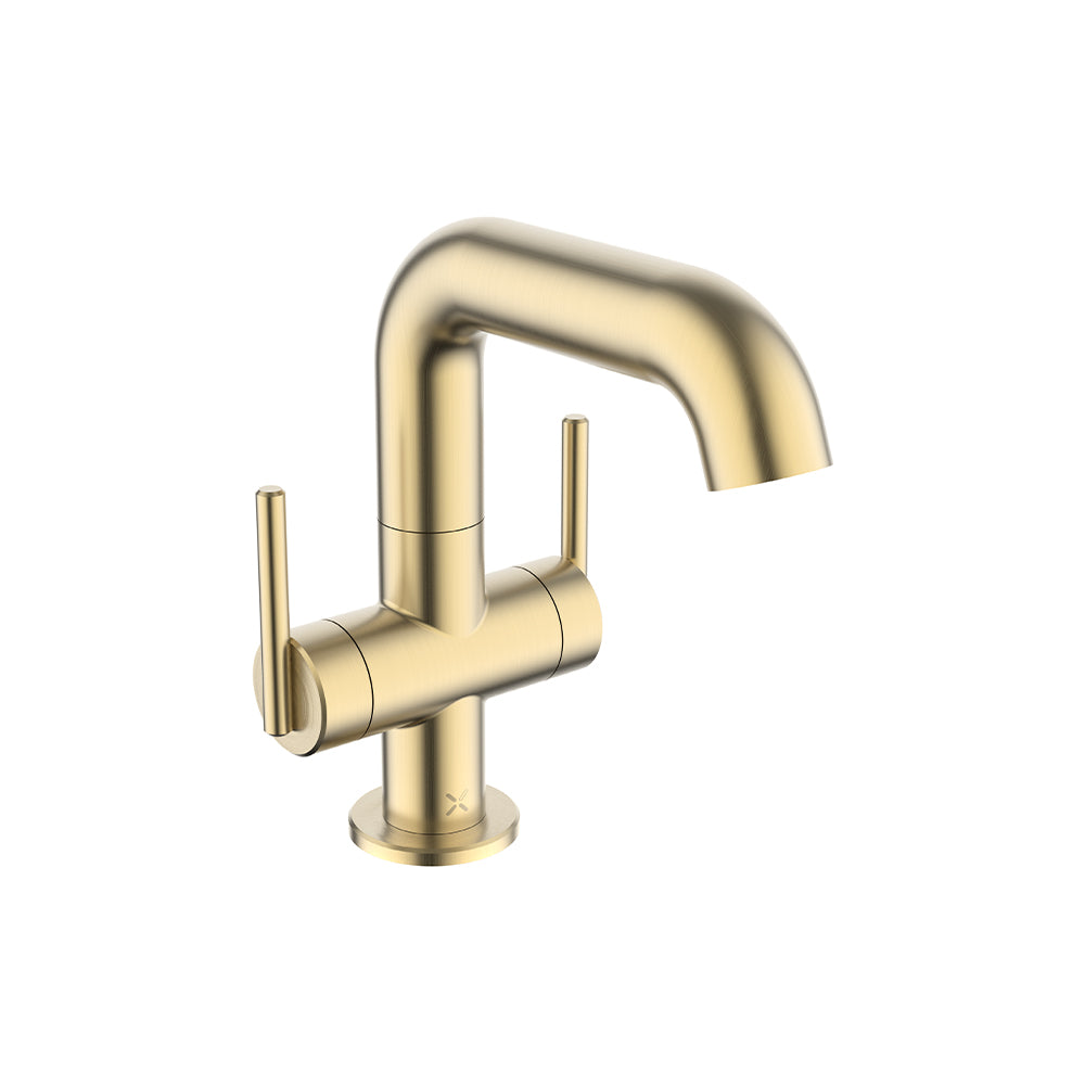 3ONE6 Lever Basin Side Deck Mixer 2 Handle