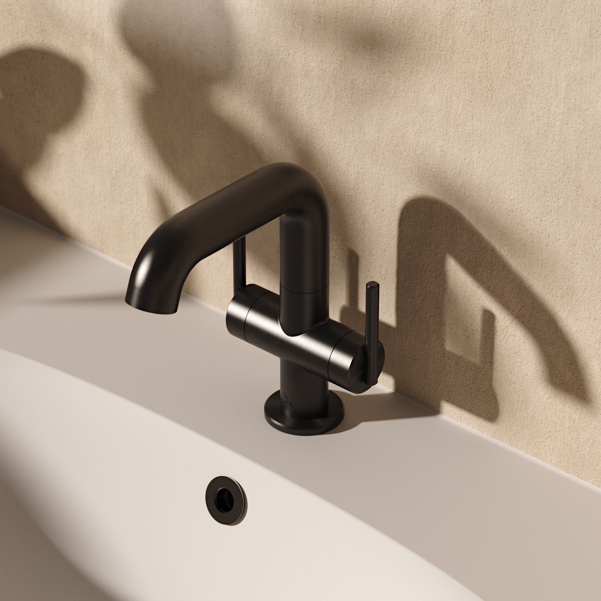 3ONE6 Lever Basin Side Deck Mixer 2 Handle