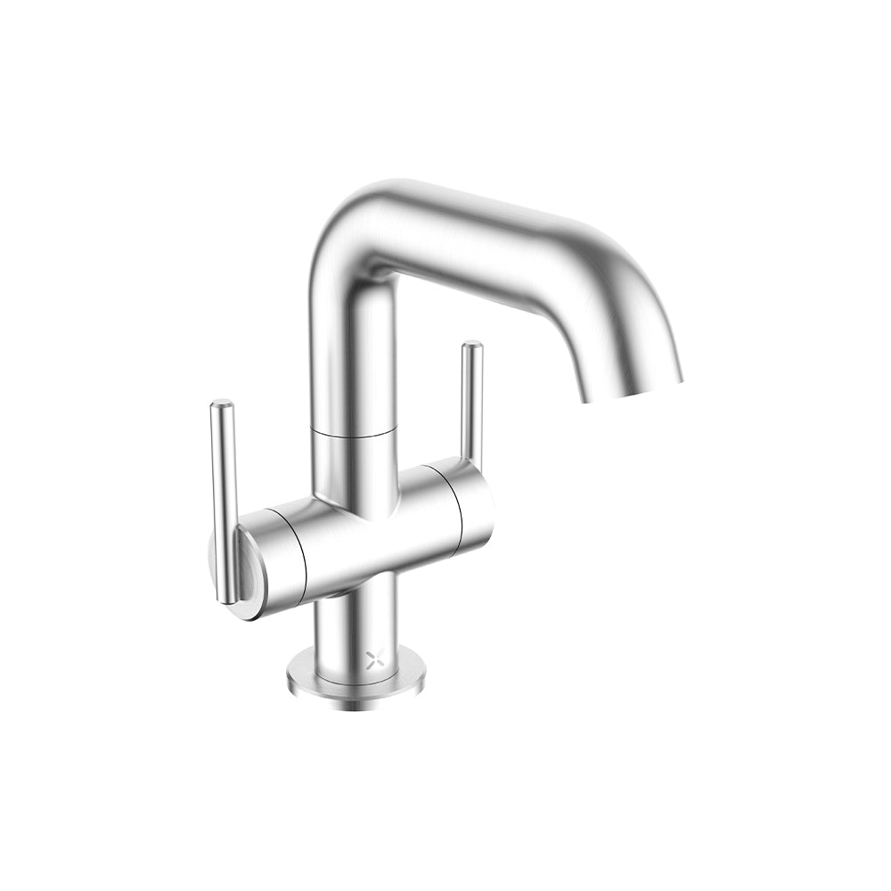 3ONE6 Lever Basin Side Deck Mixer 2 Handle