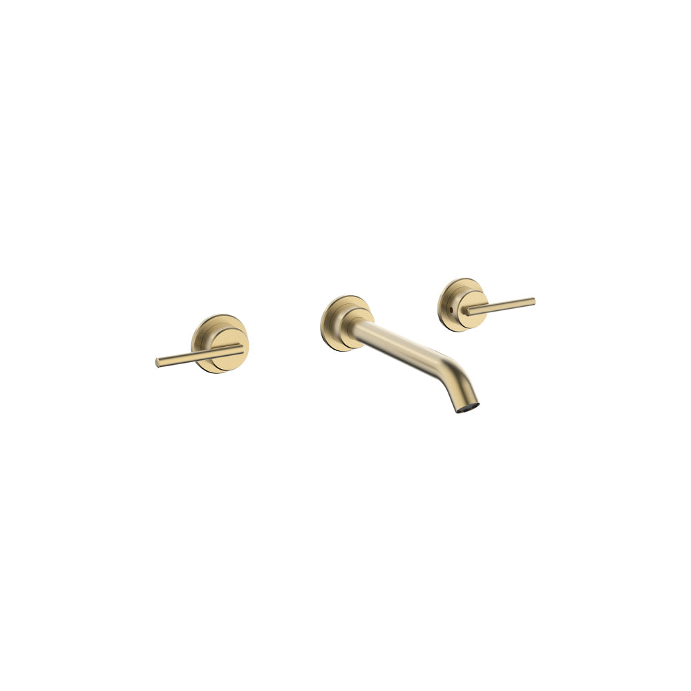 3ONE6 Lever Basin 3 Hole Set Wall Mounted