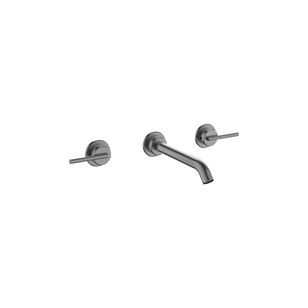 3ONE6 Lever Basin 3 Hole Set Wall Mounted