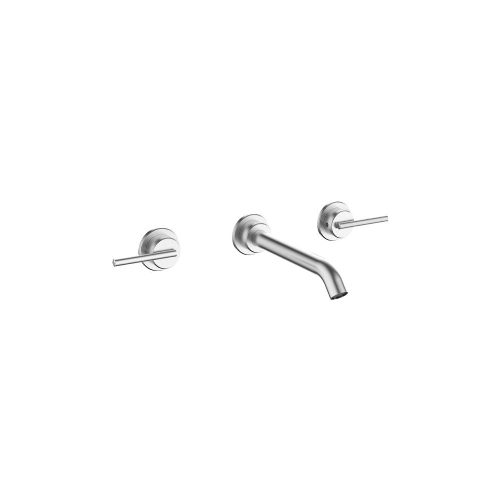 3ONE6 Lever Basin 3 Hole Set Wall Mounted