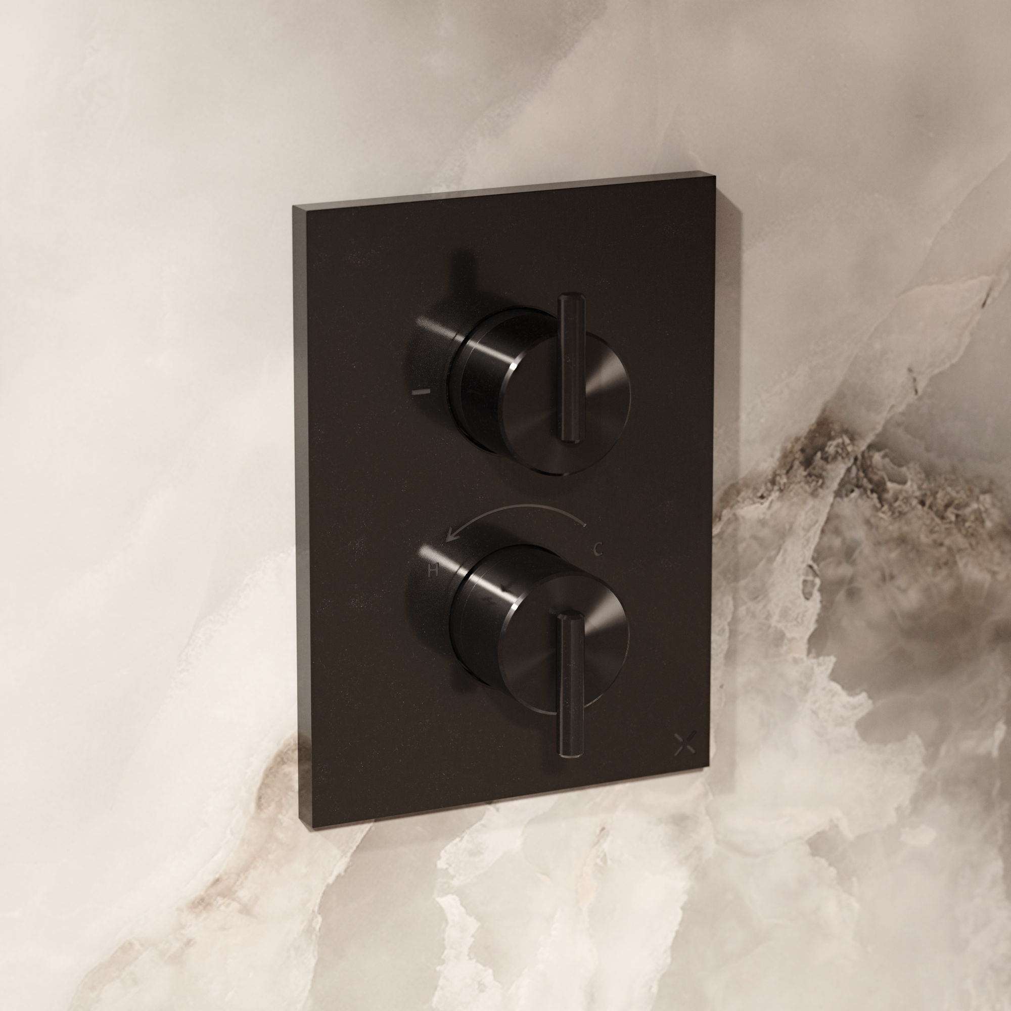 Crossbox 3ONE6 Lever 2 Outlet Trim & Levers