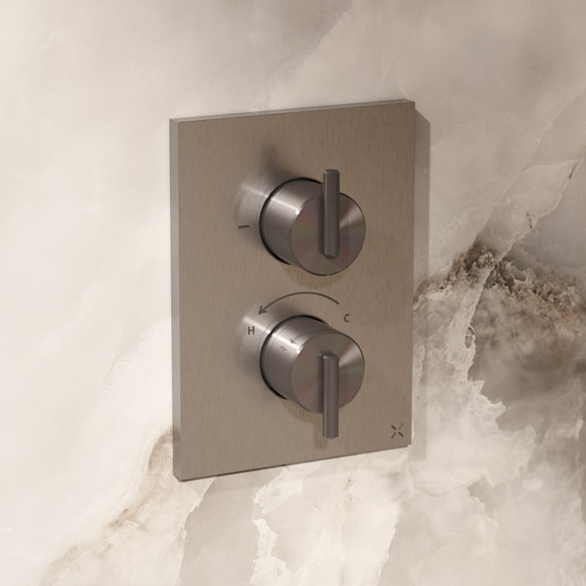 Crossbox 3ONE6 Lever 2 Outlet Trim & Levers