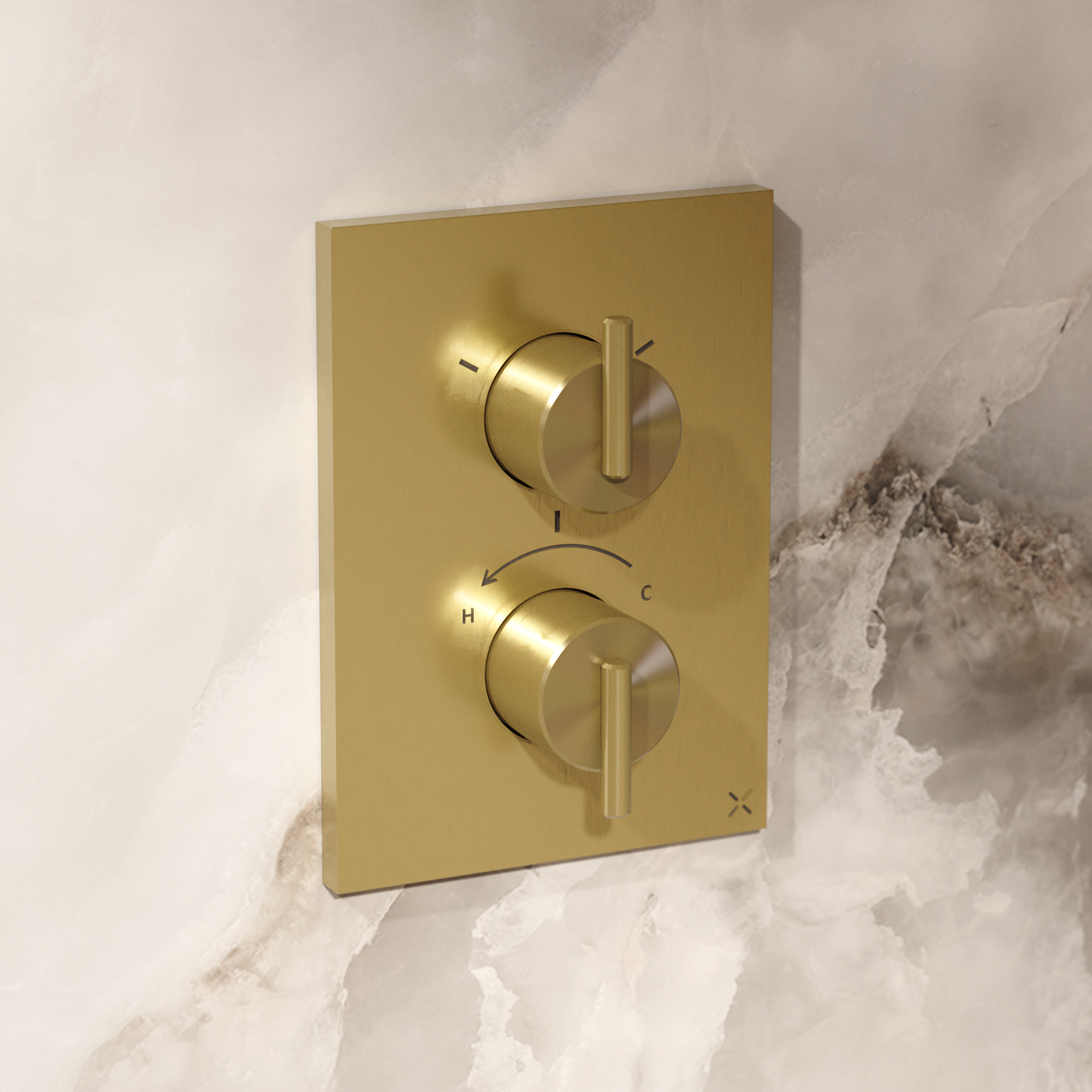 Crossbox 3ONE6 Lever 3 Outlet Trim & Levers