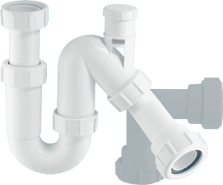 Tubular Swivel Anti-Syphon All One Trap