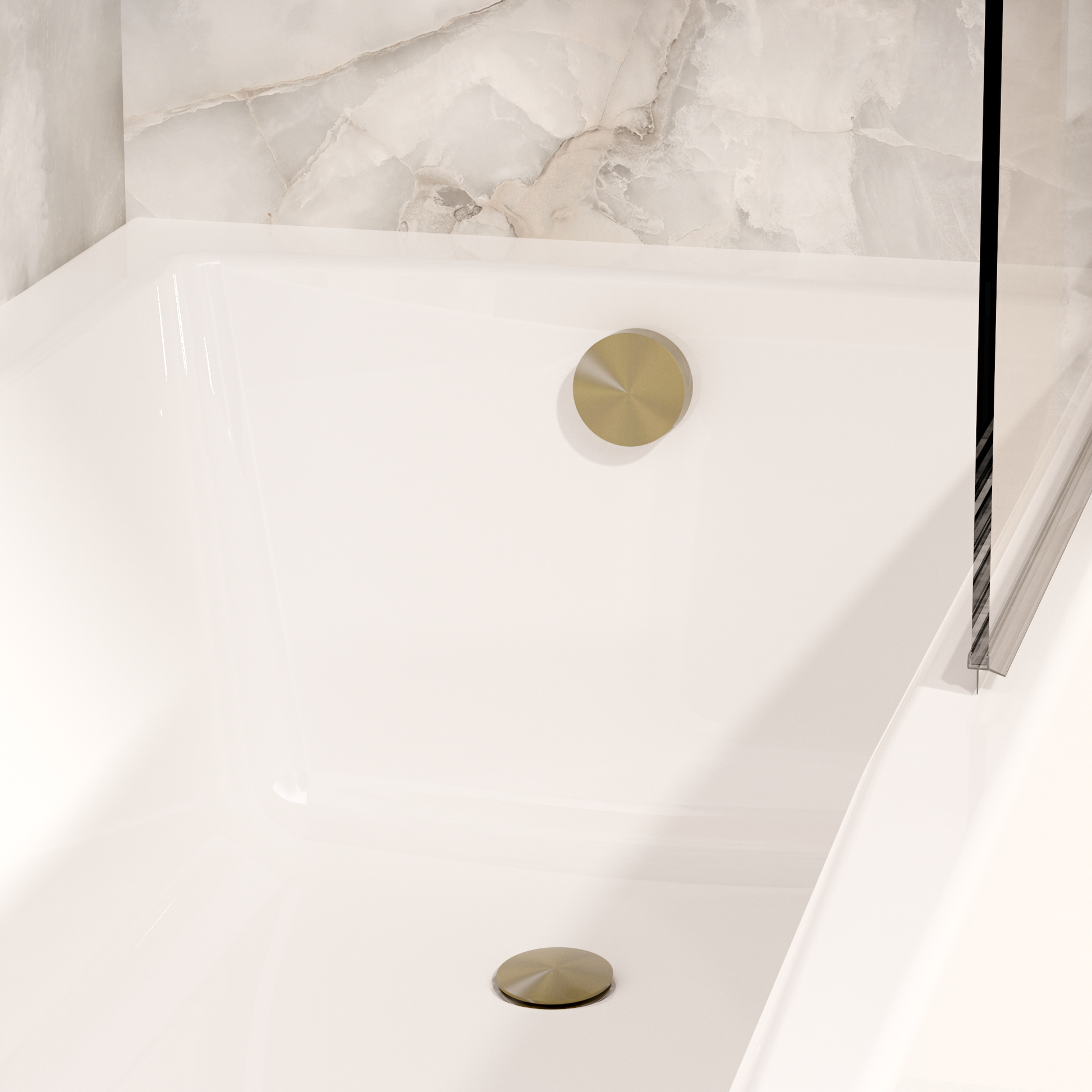 3ONE6 Bath Filler With Click Clack Waste Extended