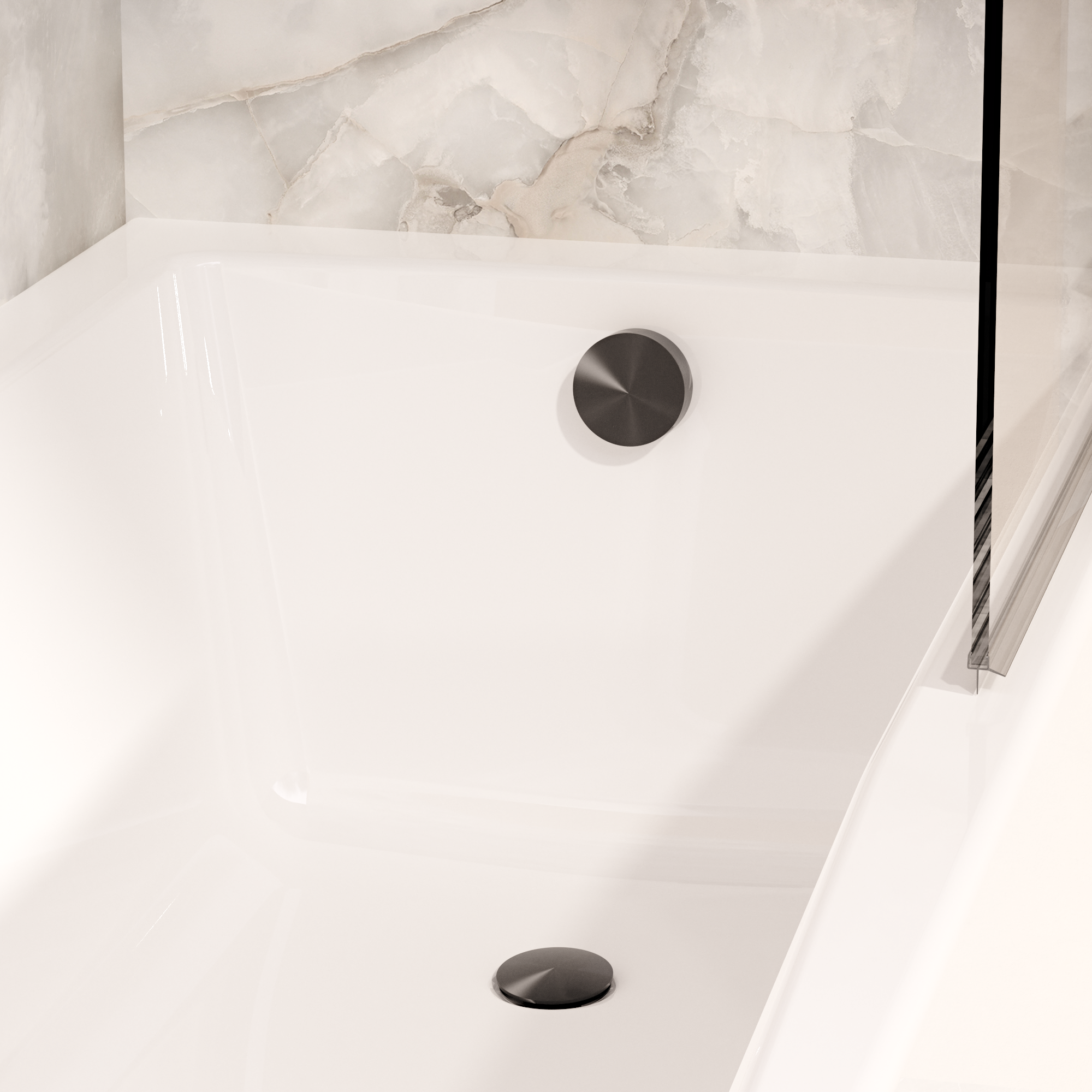 3ONE6 Bath Filler With Click Clack Waste Extended