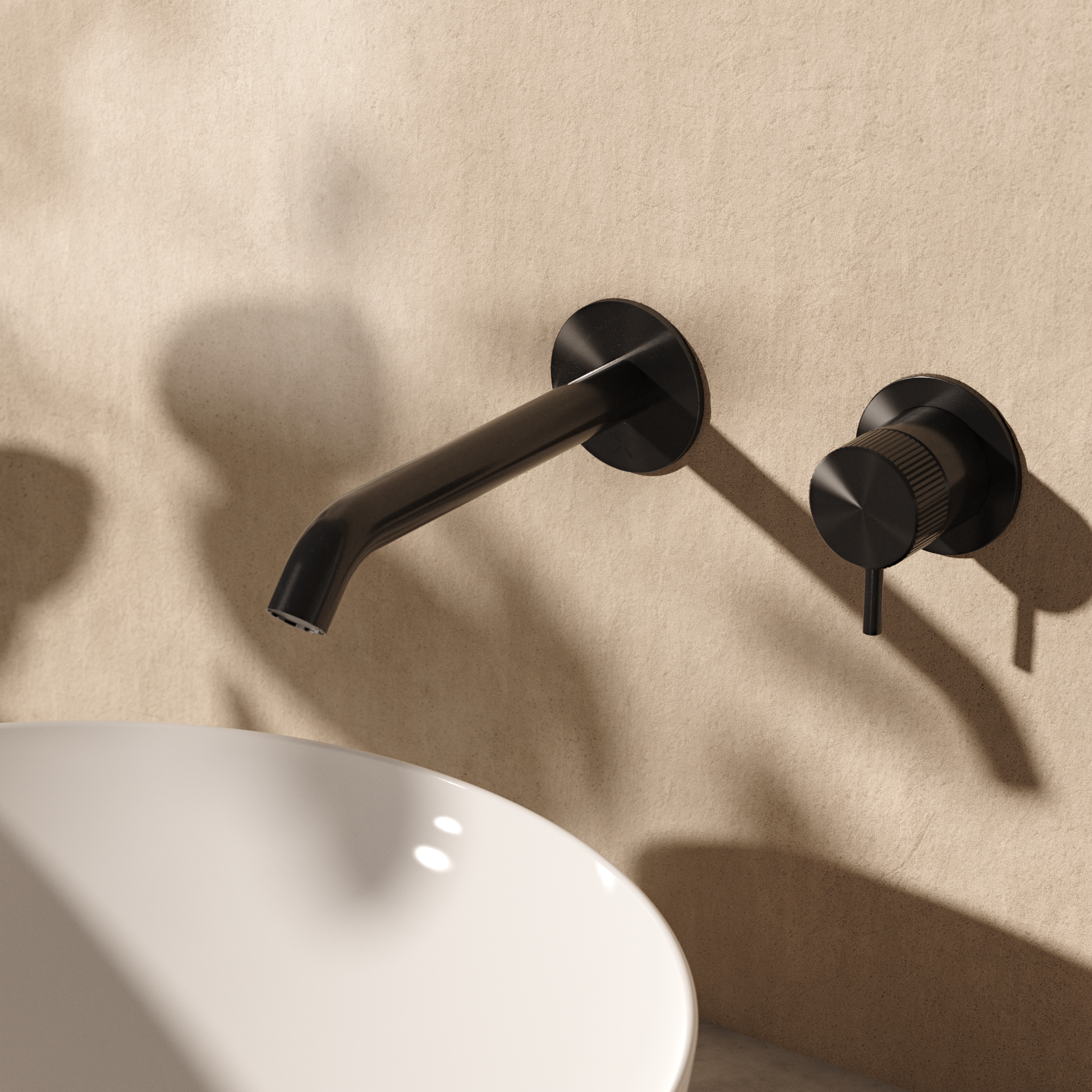 3ONE6 Basin 2 Hole Set Wall Mounted