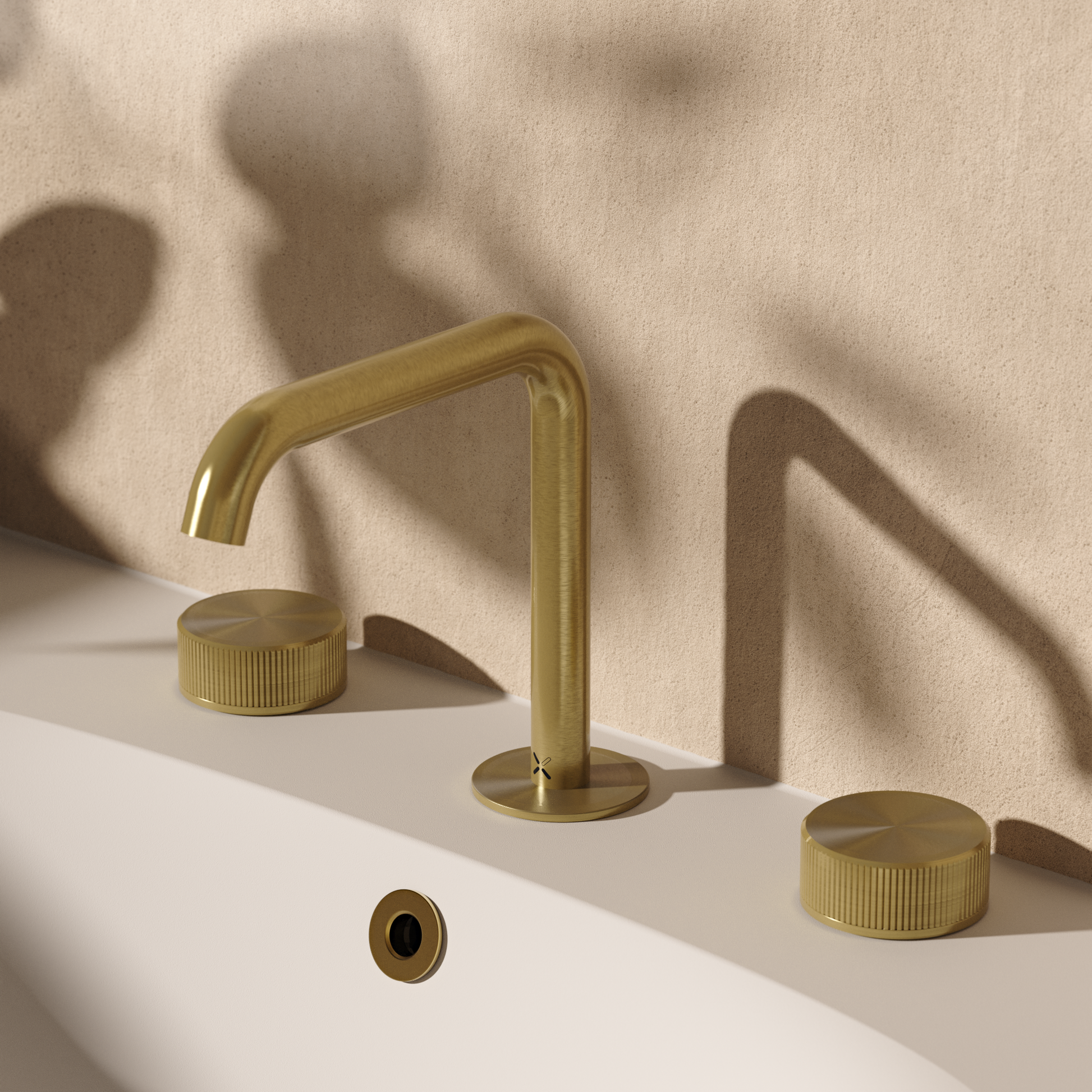 3ONE6 Basin 3 Hole Set Deck Mounted