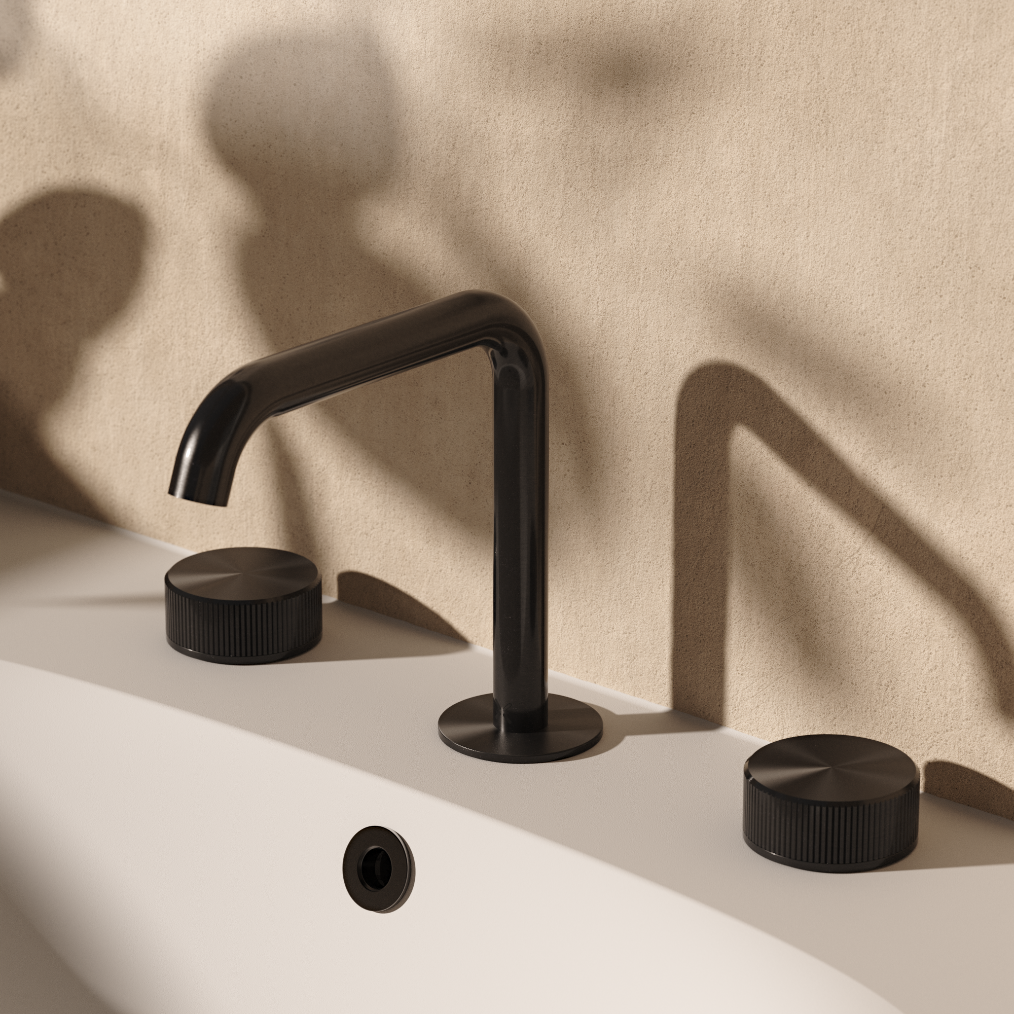 3ONE6 Basin 3 Hole Set Deck Mounted