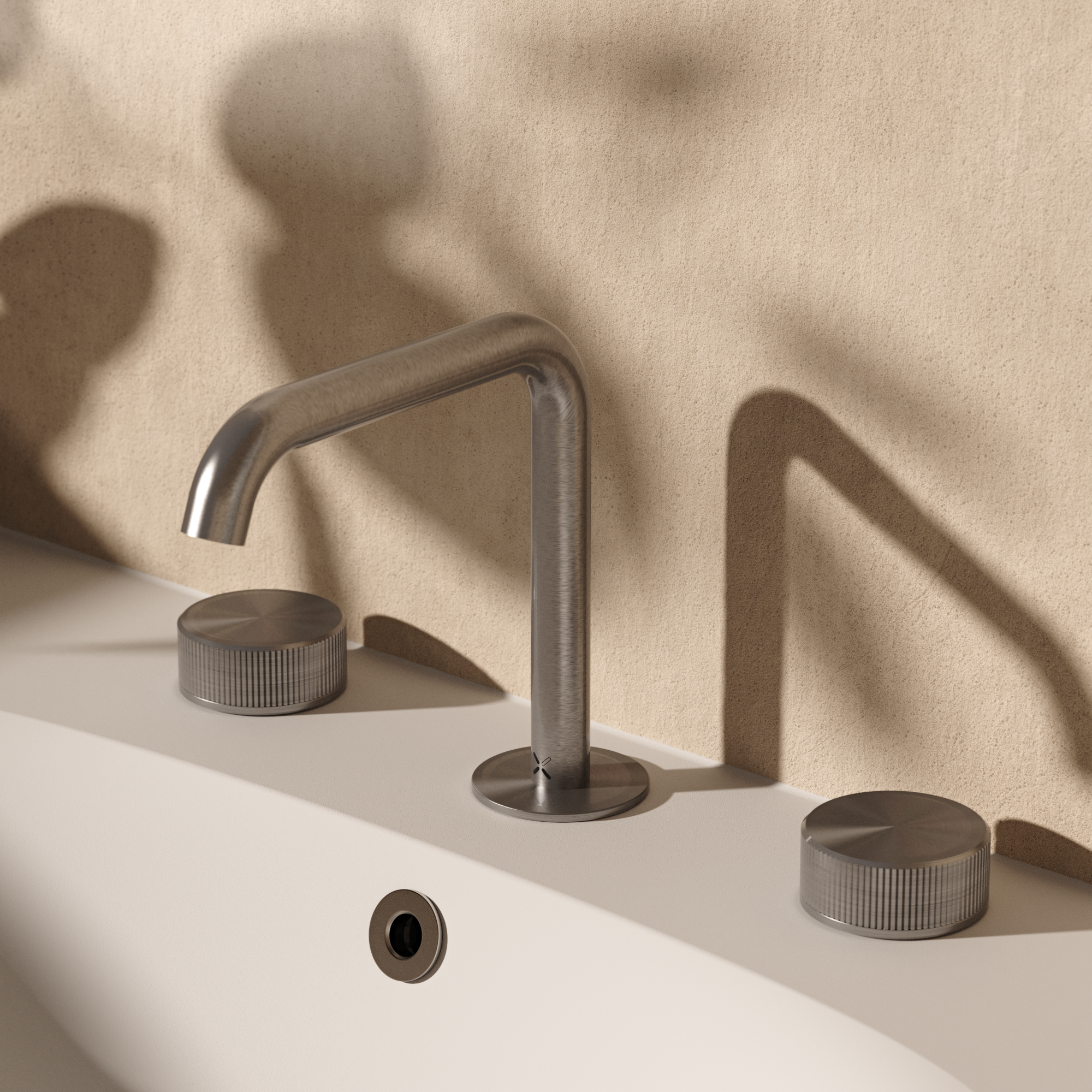 3ONE6 Basin 3 Hole Set Deck Mounted