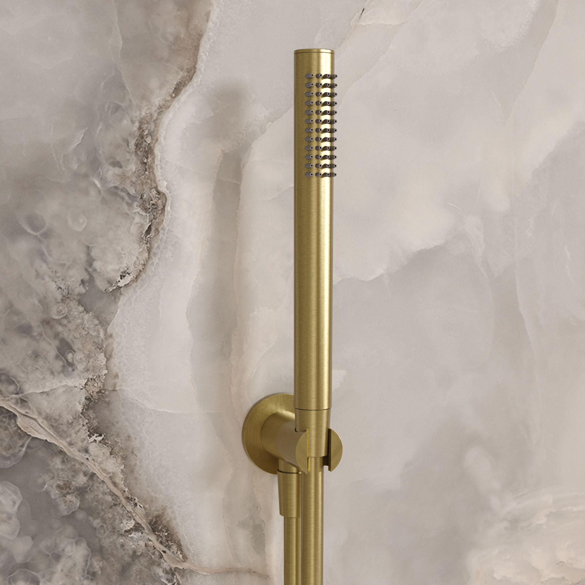 3ONE6 Design Shower Handset, Hose & Wall Outlet