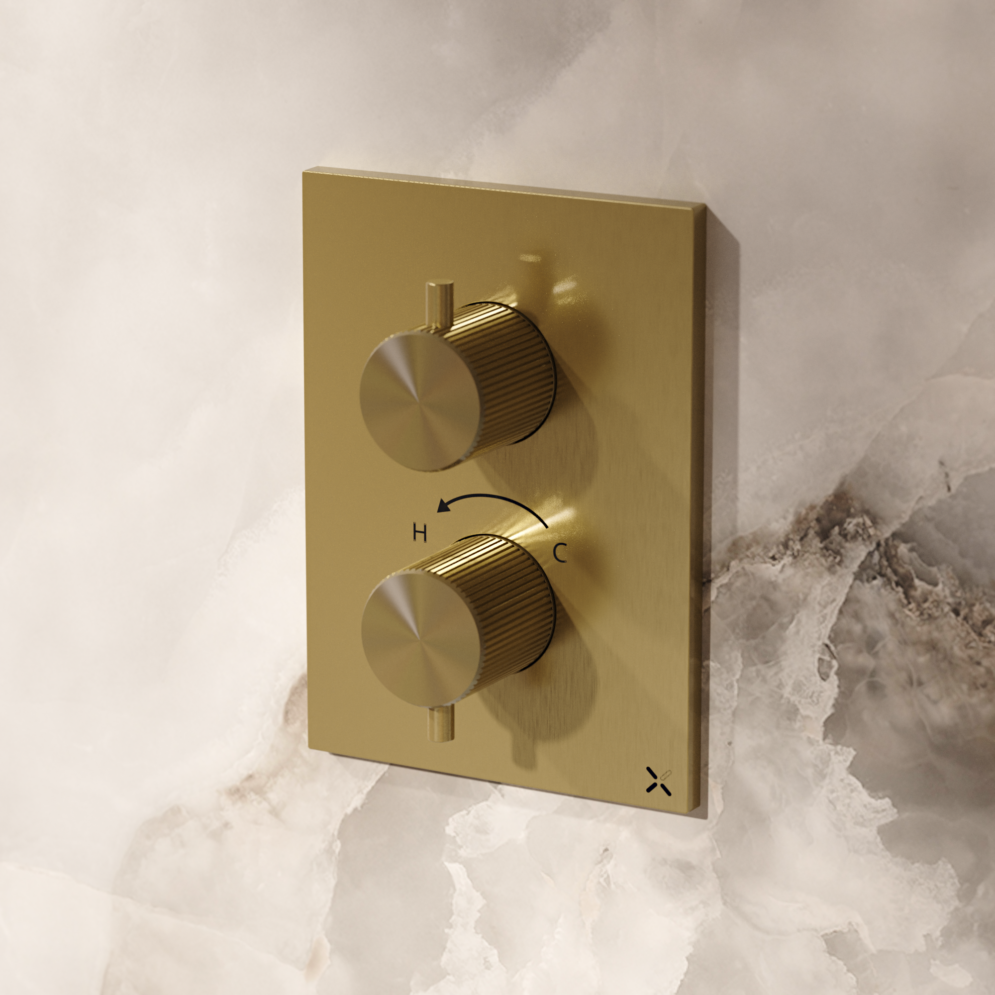 Crossbox 3ONE6 1 Outlet Trim & Levers