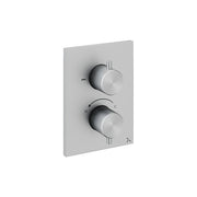 Crosswater 3ONE6 Crossbox 1 Outlet Shower Valve & Trimset Stainless Steel
