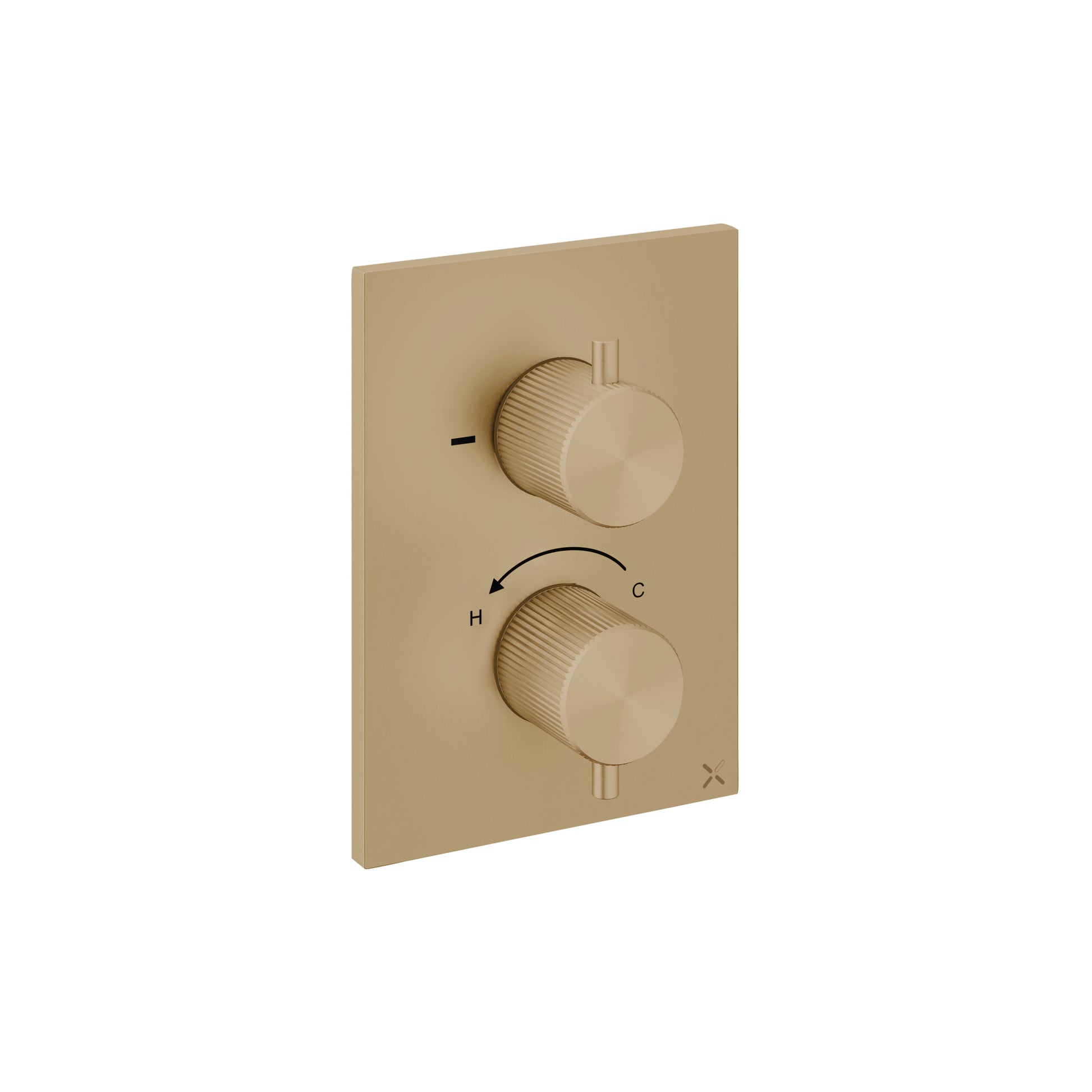 Crossbox 3ONE6 2 Outlet Trim & Levers