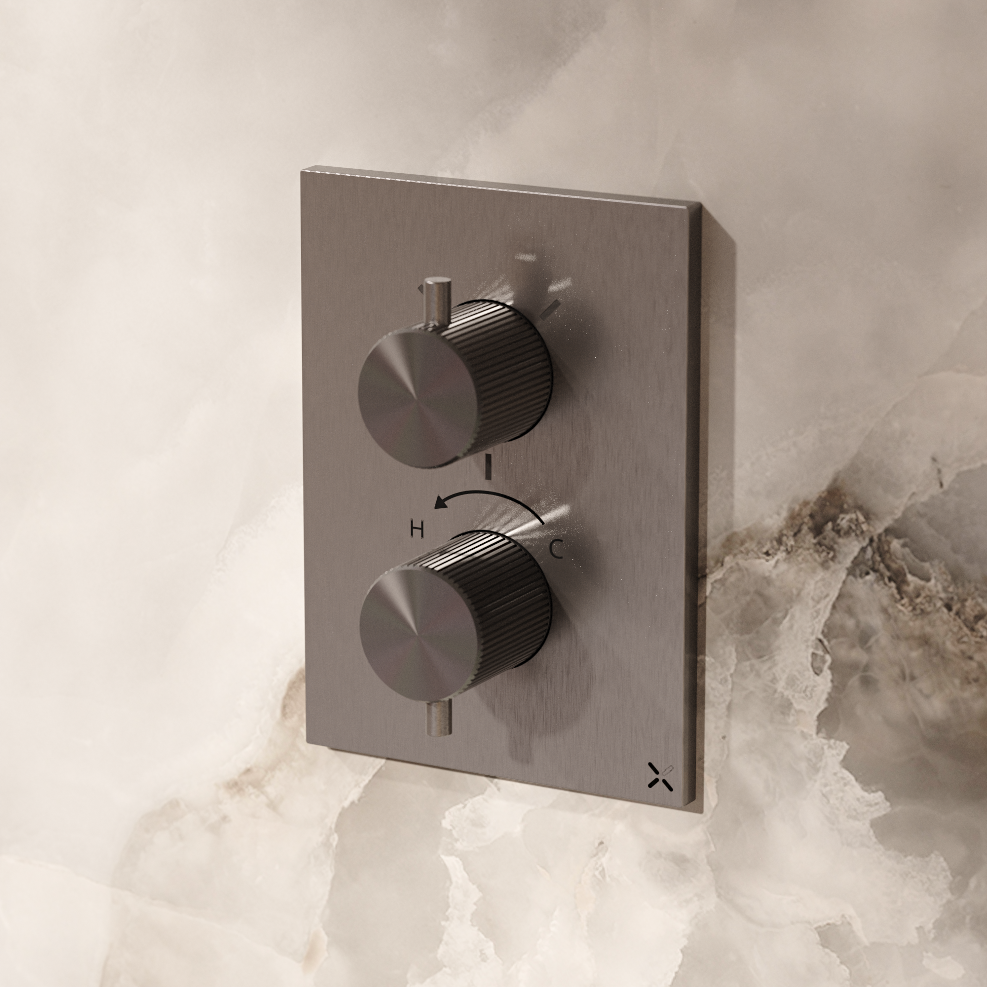 Crossbox 3ONE6 3 Outlet Trim & Levers
