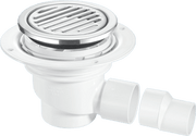 75mm Water Seal Gully with Horizontal Outlet for Tiled or Stone Floors