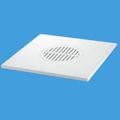 White Gully Trap Tile with Mesh