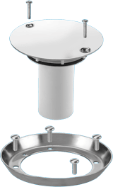 TSG1/TSG2 Sheet Floor Gully Conversion Kit – Polished Stainless Steel