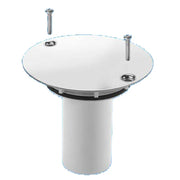 Stainless-steel cover plate and insert tube for TSG gullies