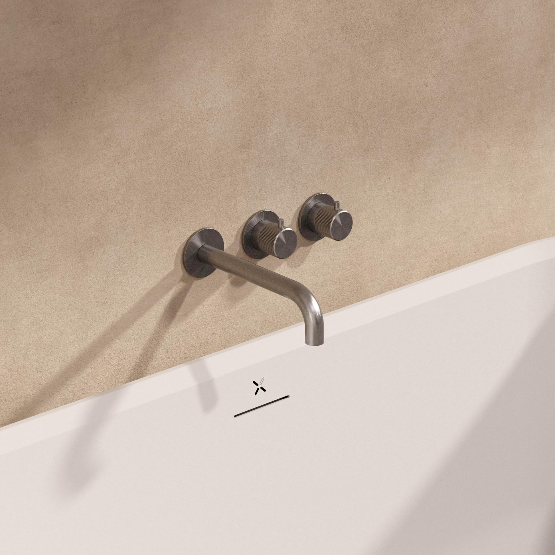 Module 3ONE6 2 Control Trimset With Bath Spout