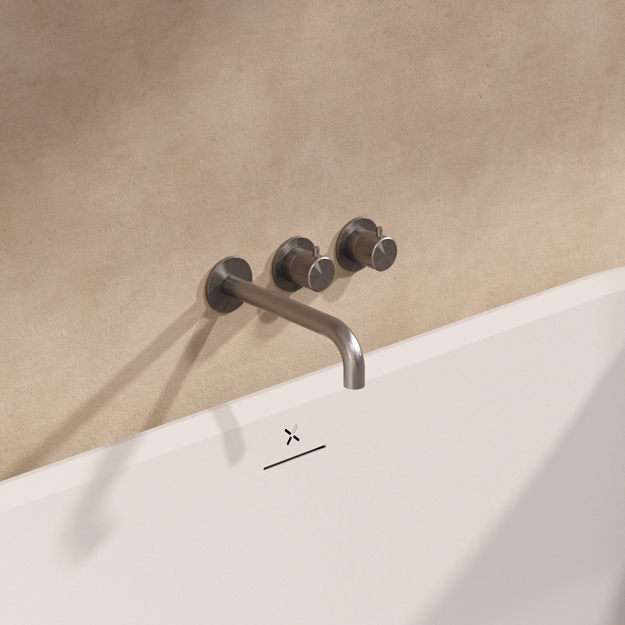 Module 3ONE6 2 Control Trimset With Bath Spout