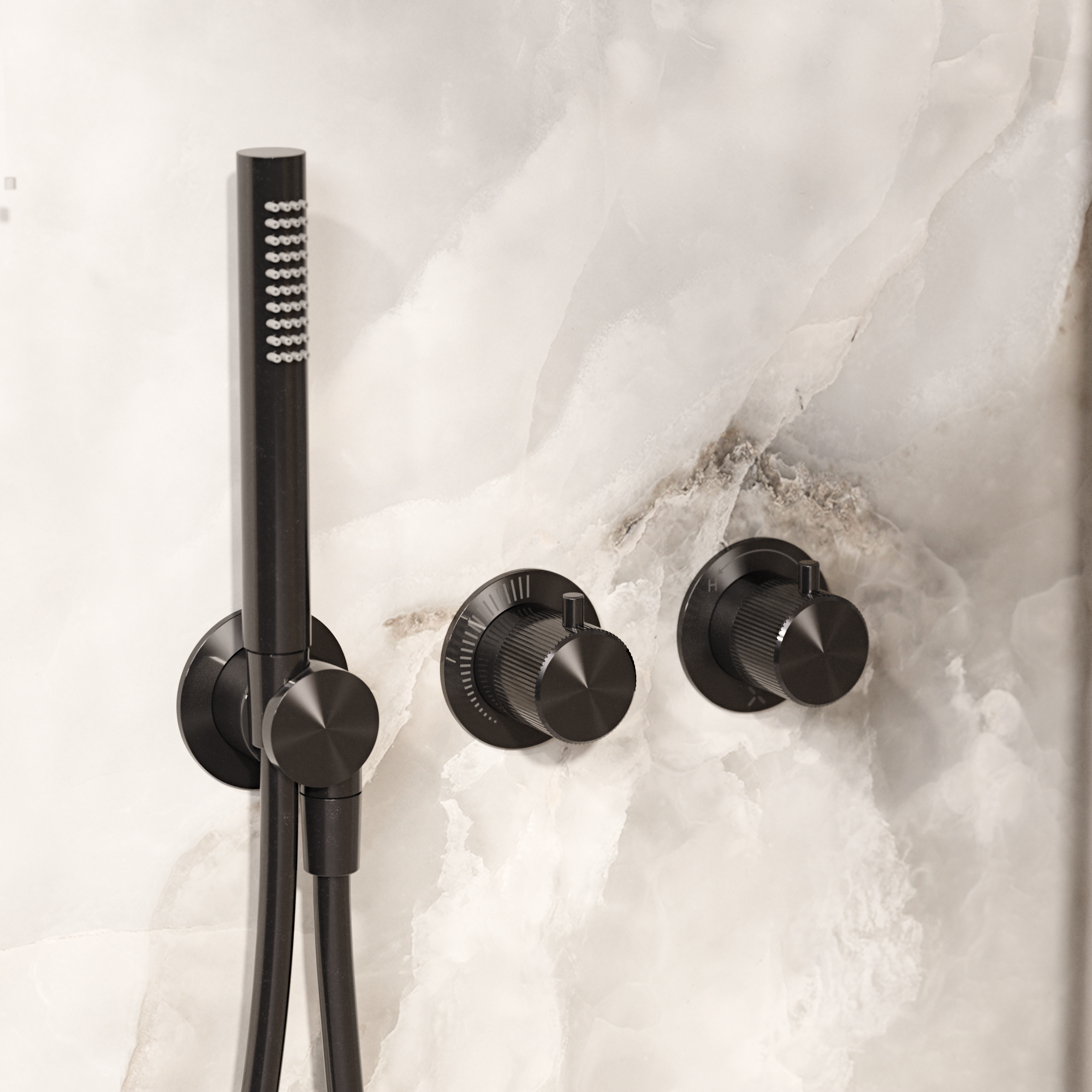 Module 3ONE6 2 Control Trimset With Handshower Stainless