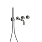 Module 3ONE6 2 Control Trimset With Bath Spout & Handshower Stainless