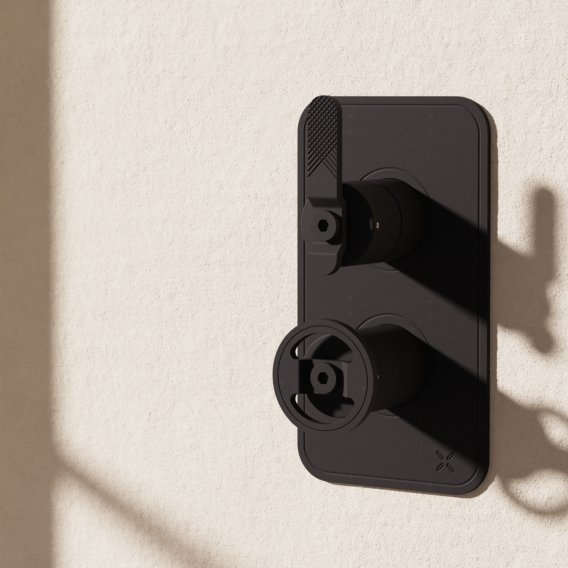 Union 2 Handle Trimset (must be paired with WLBP1000R+ or WLBP1500R+) Matt Black Lever