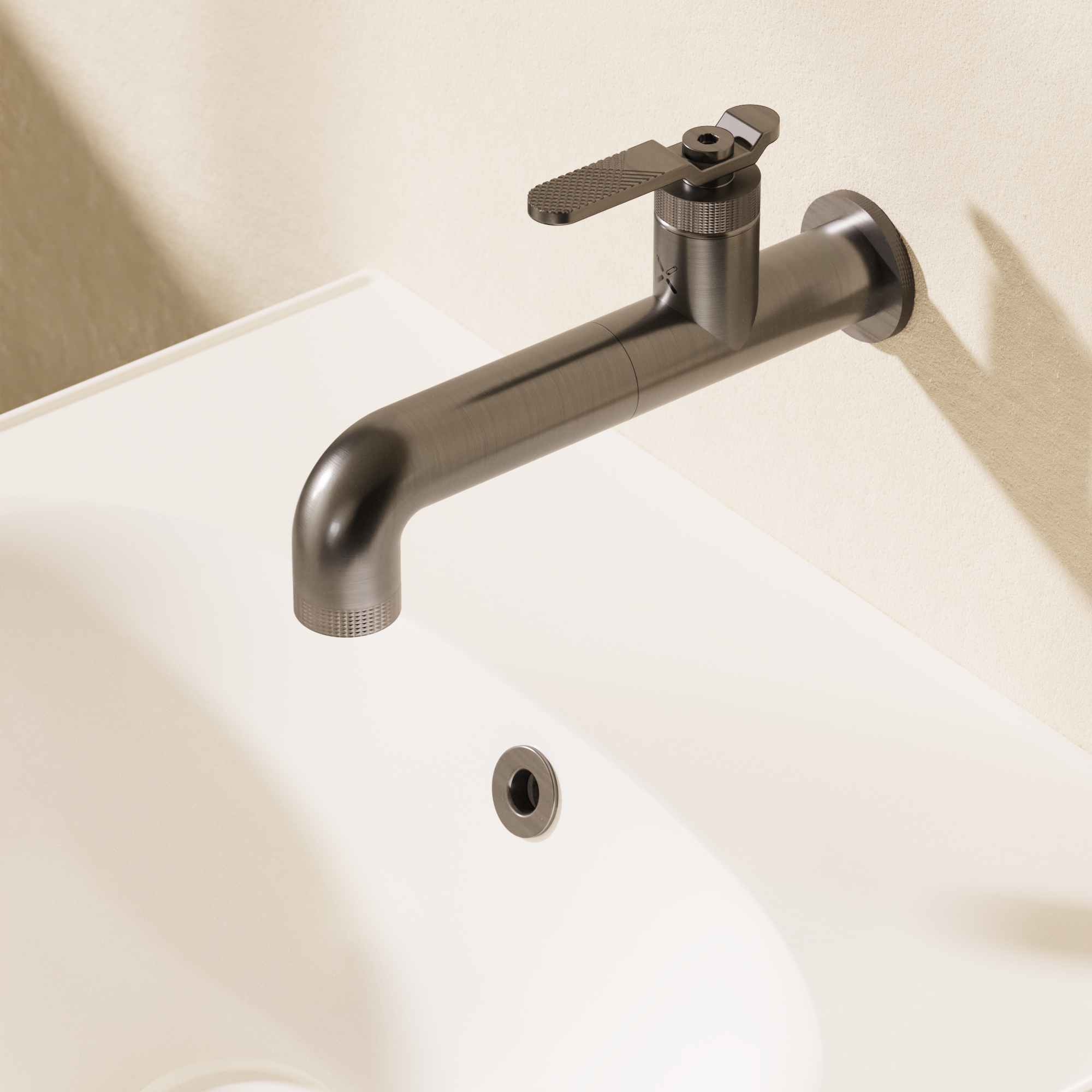 Union Single Hole Wall Mounted Set
