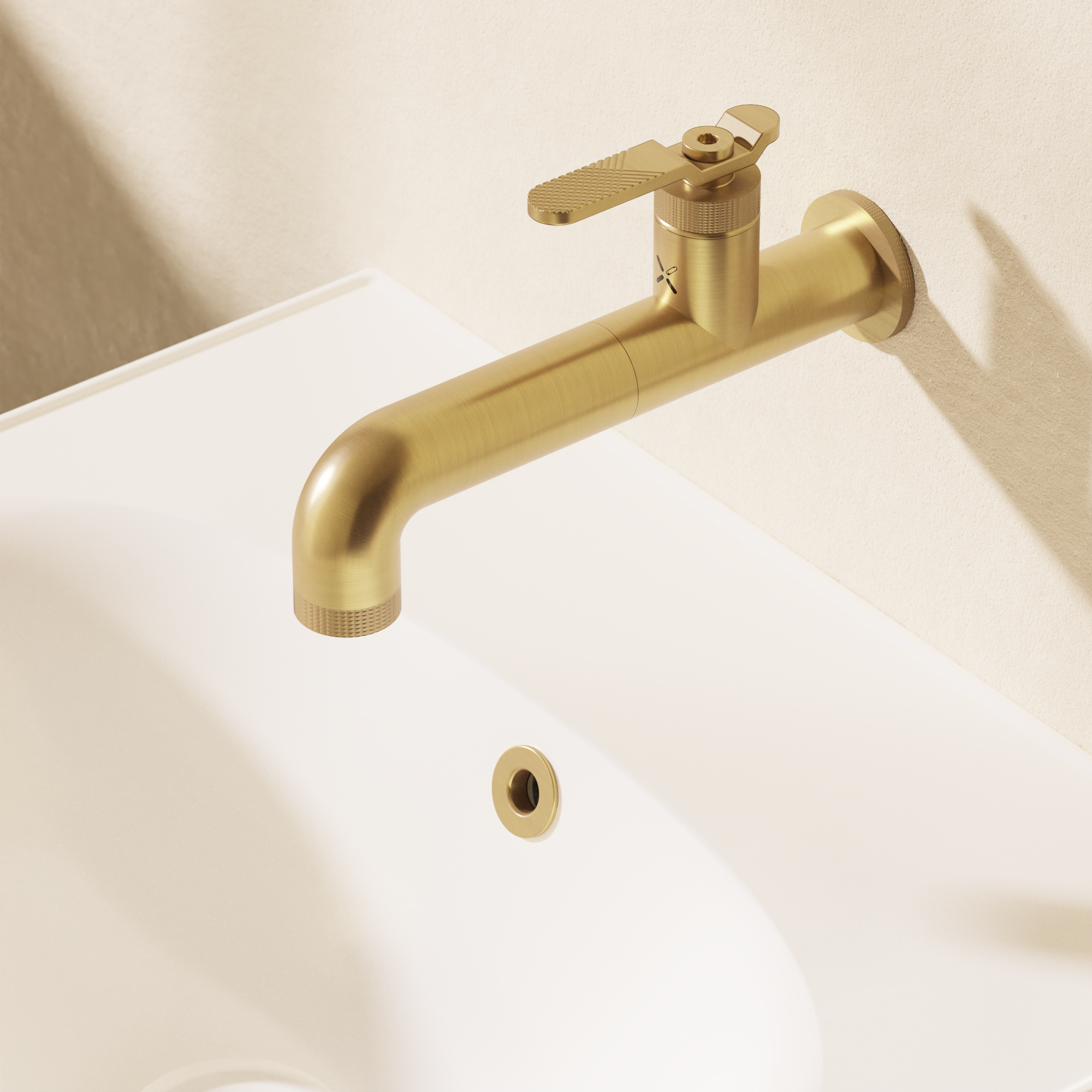 Union Single Hole Wall Mounted Set