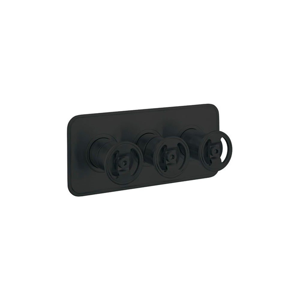 Union 3 Handle Trimset Matt Black Lever - must be paired with WLBP2001R+ or WLBP3001R+