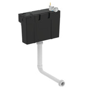 Conceala 3 furniture cistern, bottom inlet, cable dual flush, includes chrome push button