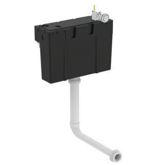 Conceala 3 furniture cistern, bottom inlet, cable dual flush, includes chrome push button