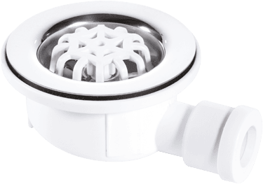 Pumped Shower Waste with 15mm Pushfit Outlet