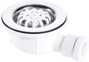 Pumped Shower Waste with 22mm Plain Tail Outlet