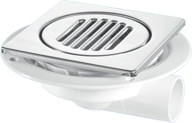 Untrapped Gully with 1 Horizontal Outlet for Tiled or Stone Floors