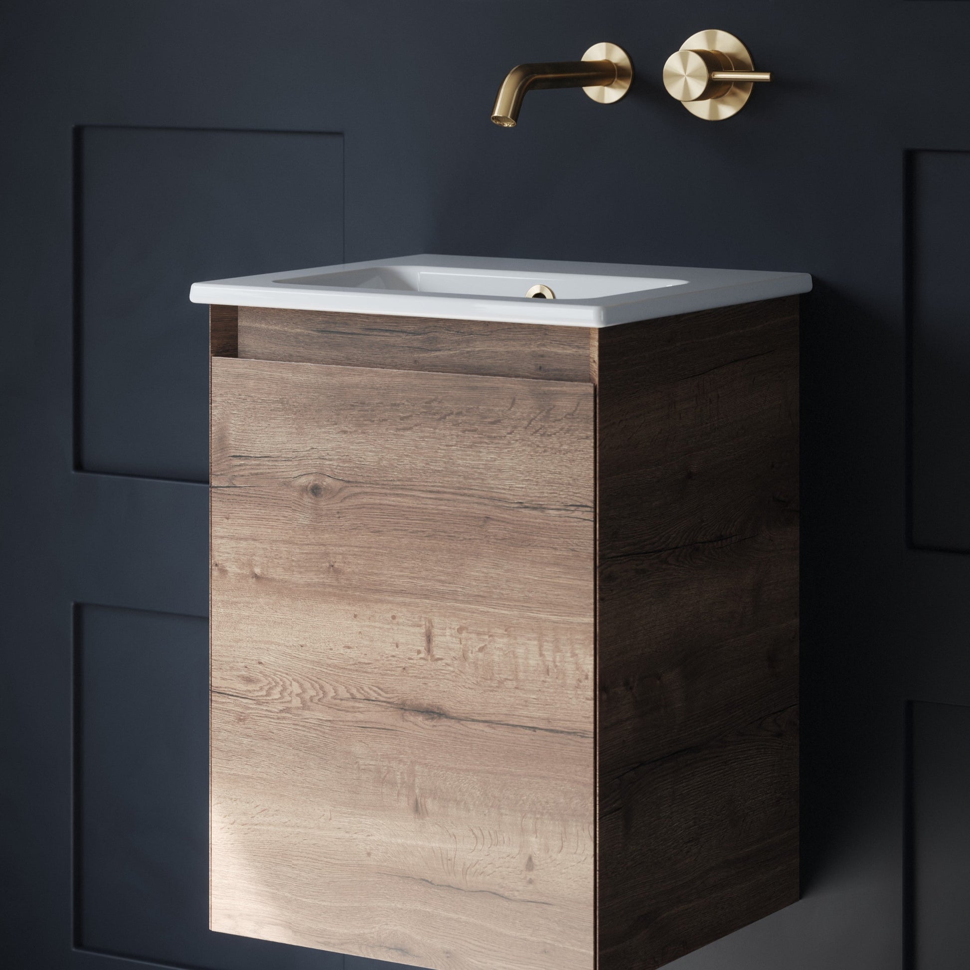 Saneux Uni 40cm 1 Door Wall Mounted Unit